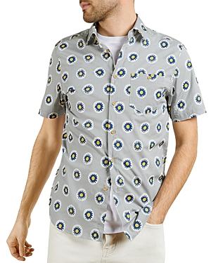 Ted Baker Short Sleeve Geo Print Shirt