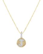 Bloomingdale's Diamond Accent Initial J Pendant Necklace In 14k Yellow Gold, 0.05 Ct. T.w. - 100% Exclusive