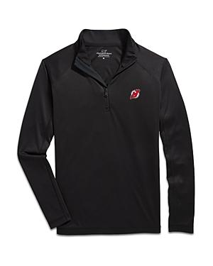 Vineyard Vines New Jersey Devils Sankaty Performance Quarter Zip Pullover