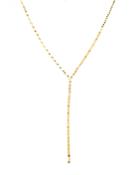 Lana Jewelry 14k Yellow Gold Nude Lariat Necklace, 17