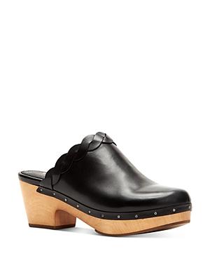 Frye Women's Mille Braided Leather Platform Mules