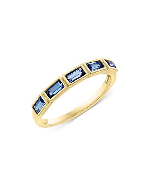 Bloomingdale's London Blue Topaz Stacking Band In 14k Yellow Gold - 100% Exclusive