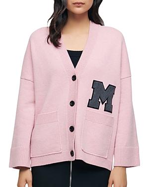 Maje Maissane Varsity Cardigan