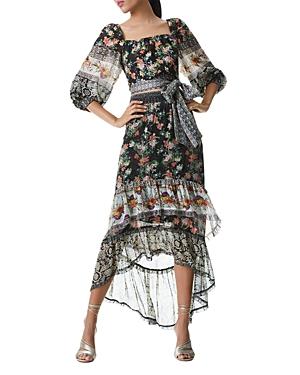 Alice And Olivia Clarabelle Balloon Sleeve Top
