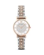 Emporio Armani Pave Two-tone Watch, 32mm