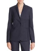 Elie Tahari Darcy Micro Plaid Blazer