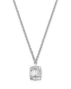 Kc Designs 14k White Gold Mini Mosaic Diamond Pendant Necklace, 16