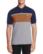 Fred Perry Color Block Stripe Slim Fit Polo Shirt