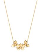Bloomingdale's Diamond Flower Necklace In 14k Yellow Gold, 0.13 Ct. T.w. - 100% Exclusive