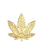 Zoe Lev 14k Yellow Gold Leaf Stud Earring