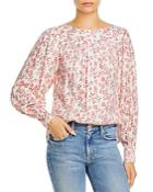 Rebecca Taylor Cotton Floral Print Blouse