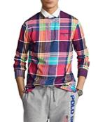Polo Ralph Lauren Cotton Madras Plaid Classic Fit Rugby Shirt