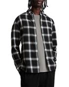Allsaints Windham Slim Fit Plaid Long Sleeve Shirt