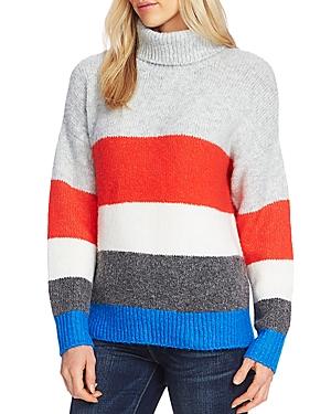 Vince Camuto Color-blocked Turtleneck Sweater