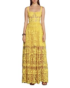 Bronx And Banco Scarlette Yellow Maxi Dress