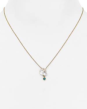 Chan Luu Turquoise & Shell Pendant Necklace, 15