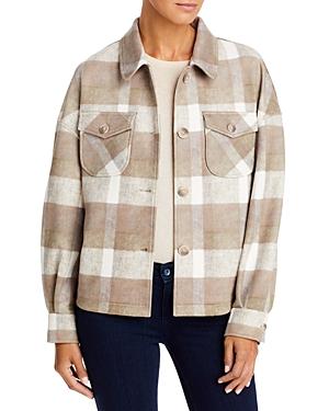 Bagatelle Plaid Faux Suede Jacket