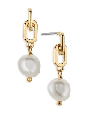 Nadri Pearlfection Keshi Cultured Pearl & Chain Link Drop Earrings