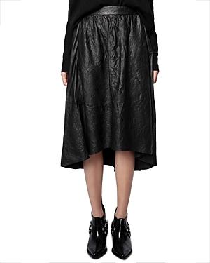 Zadig & Voltaire Joslin Leather Skirt