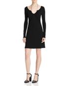 T By Alexander Wang Gathered Tie Jersey Dress