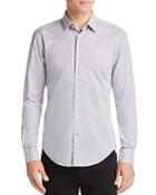 Boss Ronni Micro-geometric-print Slim Fit Shirt