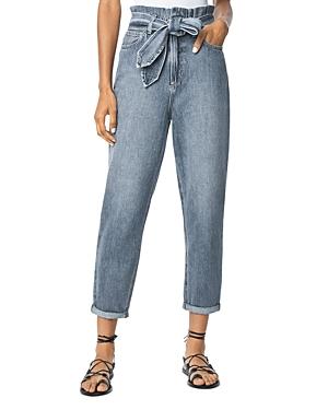 Joe's Jeans The Brinkley Belted Cropped Straight Leg Jeans In Alone Together