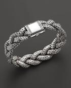 John Hardy Classic Chain Sterling Silver Medium Braided Bracelet