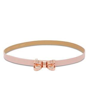 Ted Baker Bowdi Looped Bow Leather Belt
