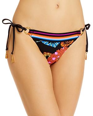 Trina Turk Electric Reef Side Tie Bikini Bottom