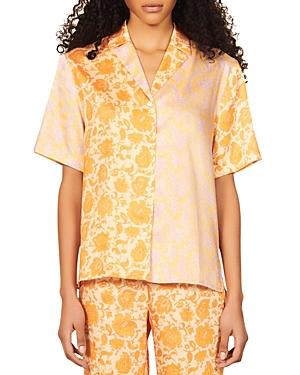 Sandro Floral Print Shirt