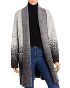 Donna Karan New York Ombre Flyaway Sweater Coat
