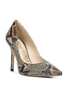 Sam Edelman Women's Hazel Snake-embossed Leather High-heel Pumps