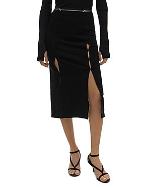 Helmut Lang Zip Detail Skirt