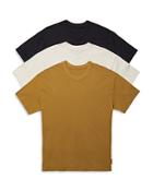 Calvin Klein Standards Cotton Solid Tees, Pack Of 3