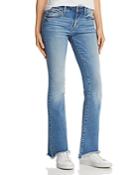 Aqua Step-hem Flared Jeans In Light Wash - 100% Exclusive