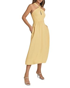 Reiss Orla Halter Midi Dress