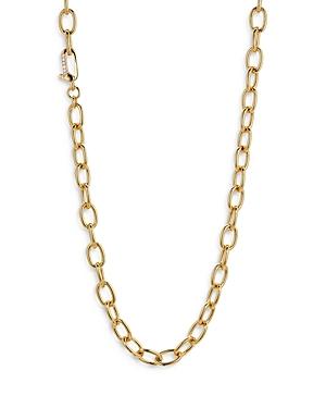 Nadri Gemma Pave Chain Link Collar Necklace In 18k Gold Plated, 16
