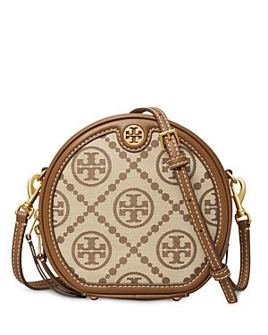 Tory Burch T Monogram Jacquard Moon Crossbody Bag