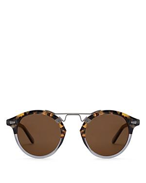 Krewe Unisex St. Louis Polarized Round Sunglasses, 46mm
