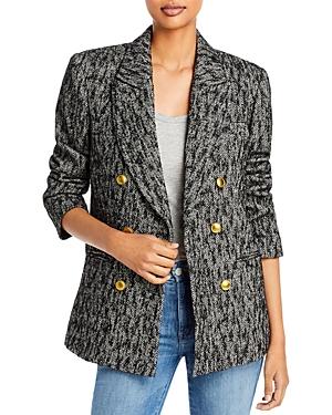 Anine Bing Dionne Herringbone Blazer