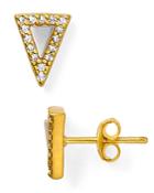 Freida Rothman Slice Stud Earrings