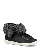 Ugg Women's Starlyn Round Toe Lace Up Leather High-top Sneakers