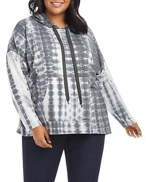 Karen Kane Plus Tie Dyed Hoodie
