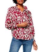 Nic+zoe Tribal Ikat Top