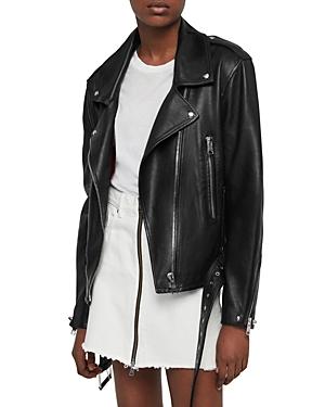 Allsaints Annina Leather Biker Jacket
