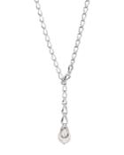 John Hardy Sterling Silver Bamboo Chain & Cultured Freshwater Pearl Y Necklace, 20