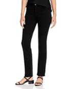 Jen7 By 7 For All Mankind Slim Straight-leg Jeans In Black