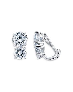 Crislu Two Stone Earrings