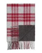 The Men's Store At Bloomingdale's Reversible Plaid/solid Scarf