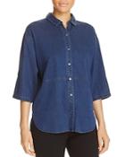 Eileen Fisher Denim Button-down Shirt